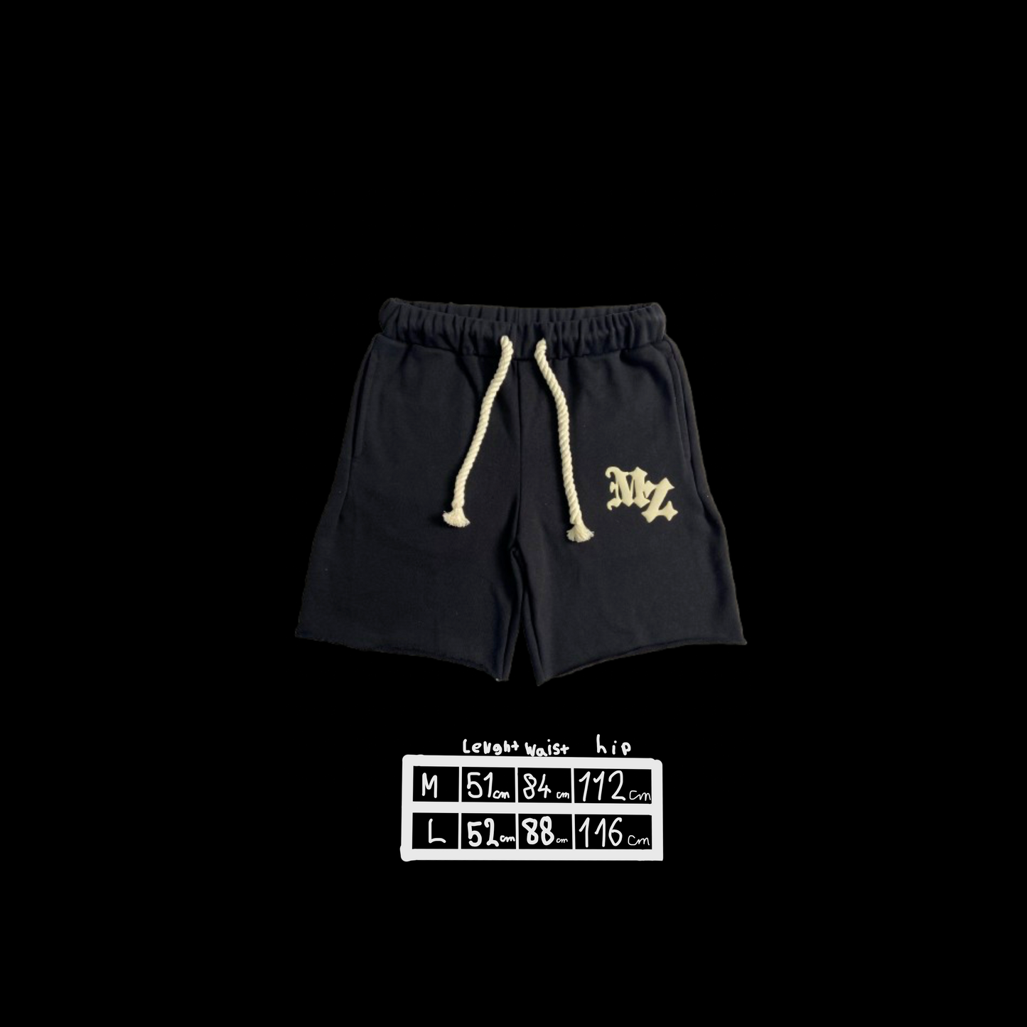 Black Meiz Shorts